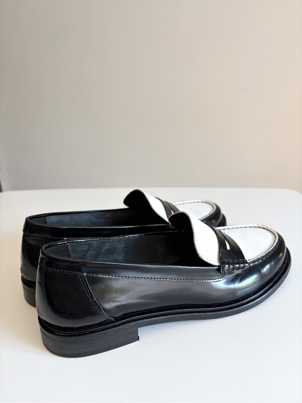 Vintage Browns B2 Leather Penny Loafers Mod Preppy Size 39 - Picture 5 of 8